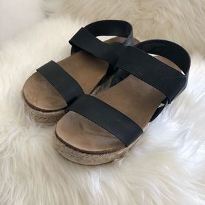 Espadrille flatform sandals